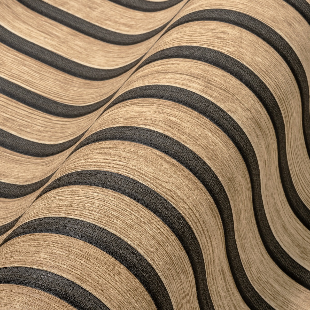 Wood Slats Heavyweight Vinyl Wallpaper Natural AS Creation 39109-1