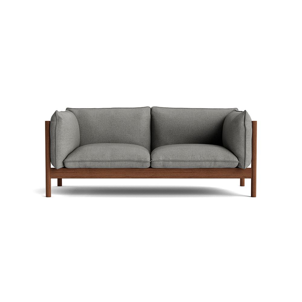 Arbour 2 Seater Sofa Oiled Waxed Walnut Base With Roden 05