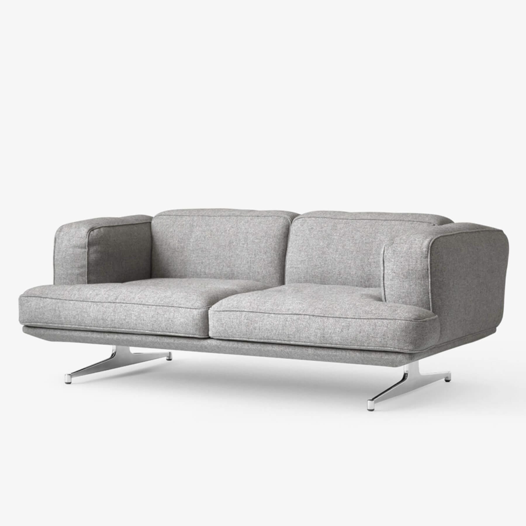 Tradition Inland Av22 Sofa Hallingdal 130 Polished Aluminium Grey Designer Furniture From Holloways Of Ludlow