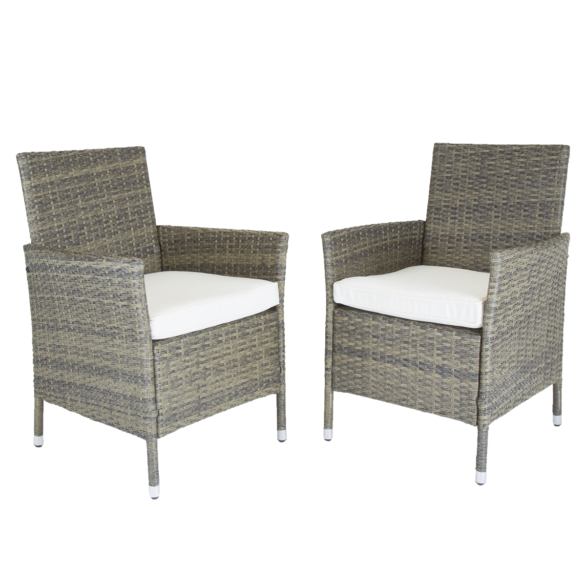 Charles Bentley Pair Of Rattan Dining Chairs Natural