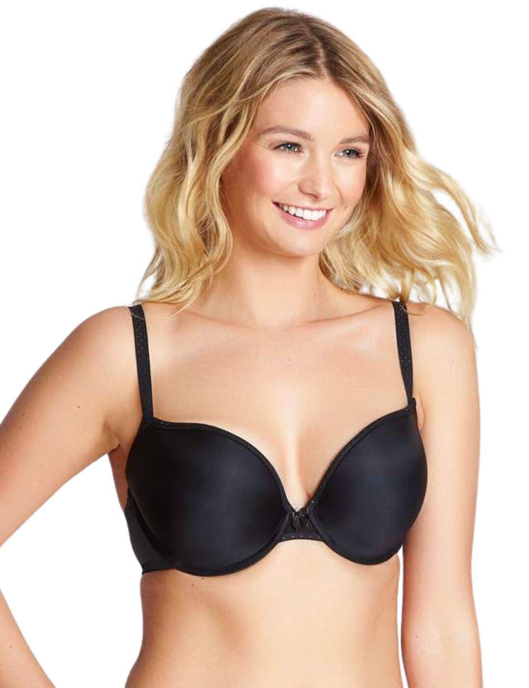 Feel at ease in the stunning new plunge bra from the Koko range by Cleo! Perfect for your everyday lingerie collection, this bra pairs chic and sexy, feminine styling with a comfortable and contemporary fit and feel, as to ensure you look and feel your best simultaneously.  Chic and sexy, feminine design Sexy, popular plunging style to provide accentuated cleavage Underwired support and uplift for a beautiful shape Secures at the rear with hook and eye closure Super smooth cups for a truly sensational look under clothes! Lightly padded and moulded for excellent shaping! Adjustable straps Offering a secure/comfortable and contemporary fit and feel Composition:- 54% Polyamide, 34% Polyester, 12% Elastane Listed in UK sizes   28372-53118-1058605 9176 Plunge Bra
