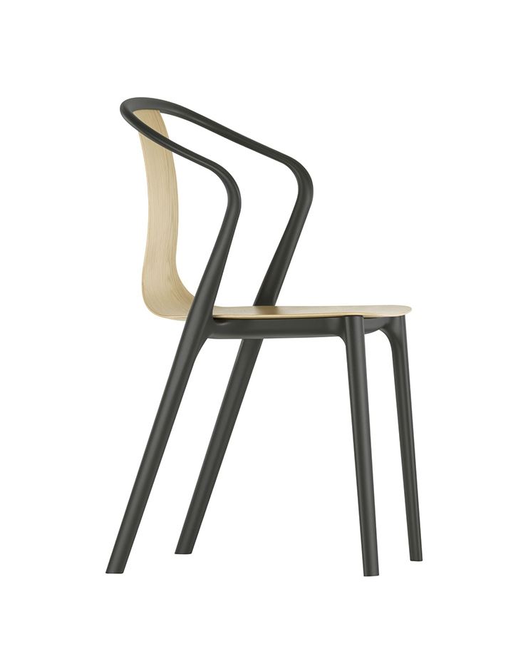 Bellevile Chair Wooden Armchair Wooden Black Ash