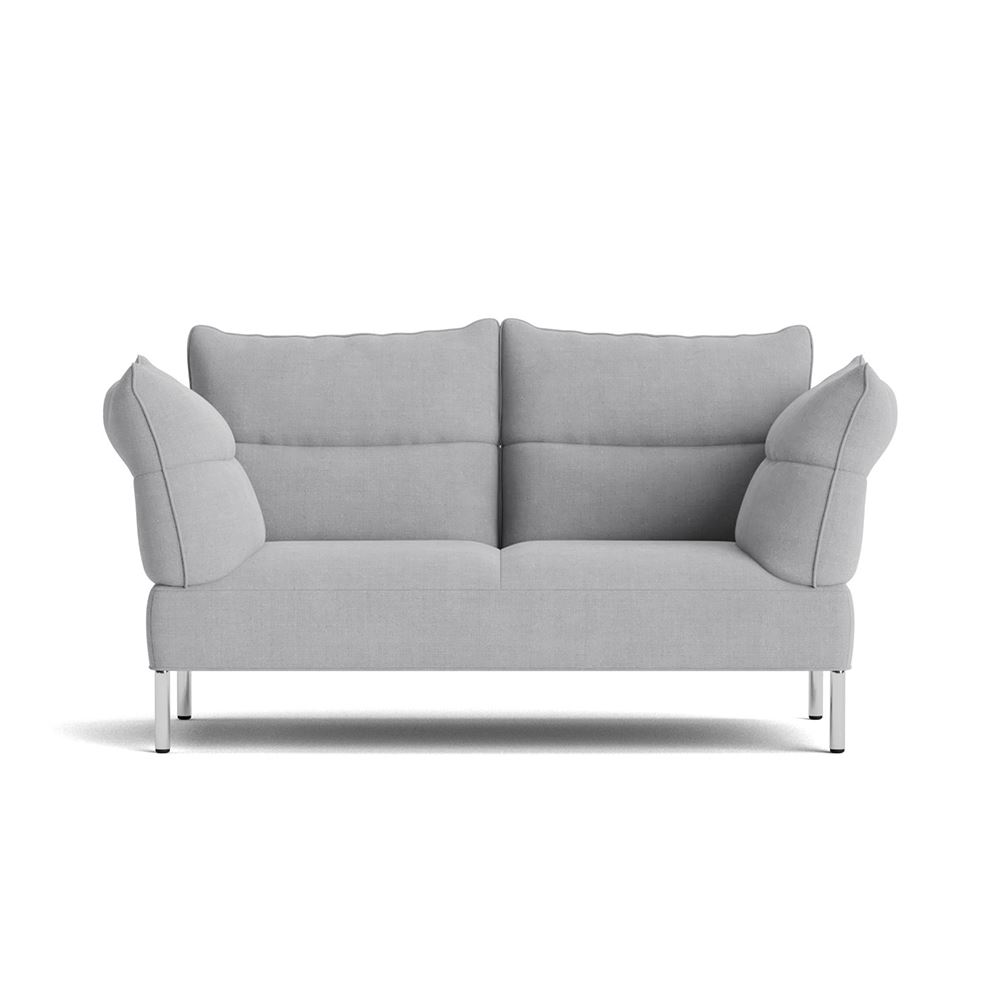 Pandarine 2 Seater Reclining Armrest Sofa Chromed Legs With Linara 443