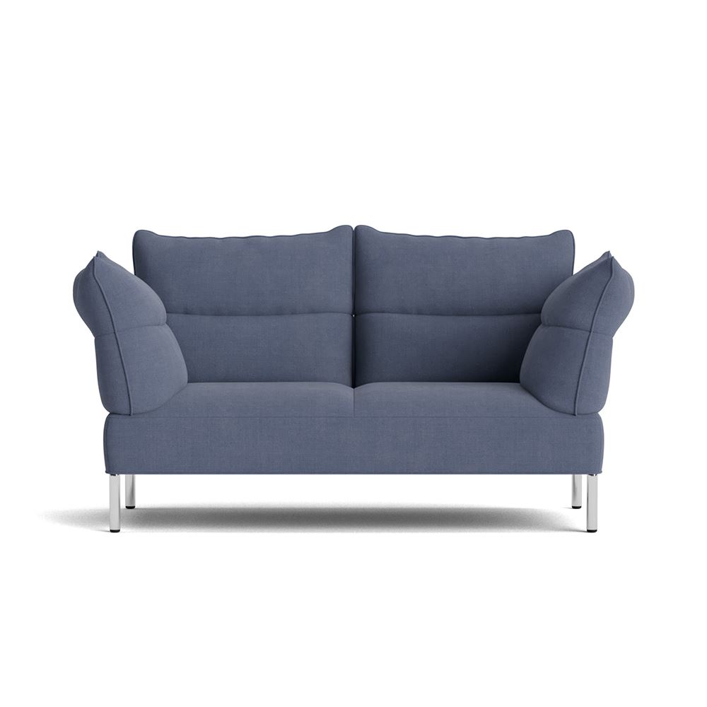 Pandarine 2 Seater Reclining Armrest Sofa Chromed Legs With Linara 198