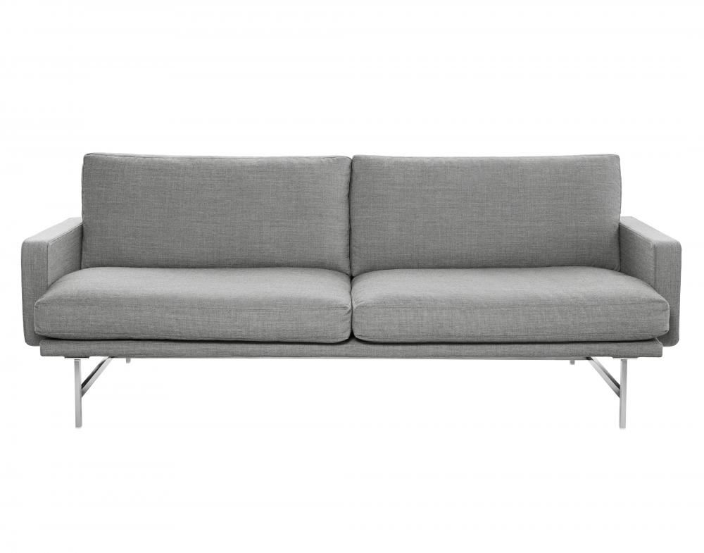 Lissoni Sofa 3 Seater Grey Remix 123 Warm Graphite