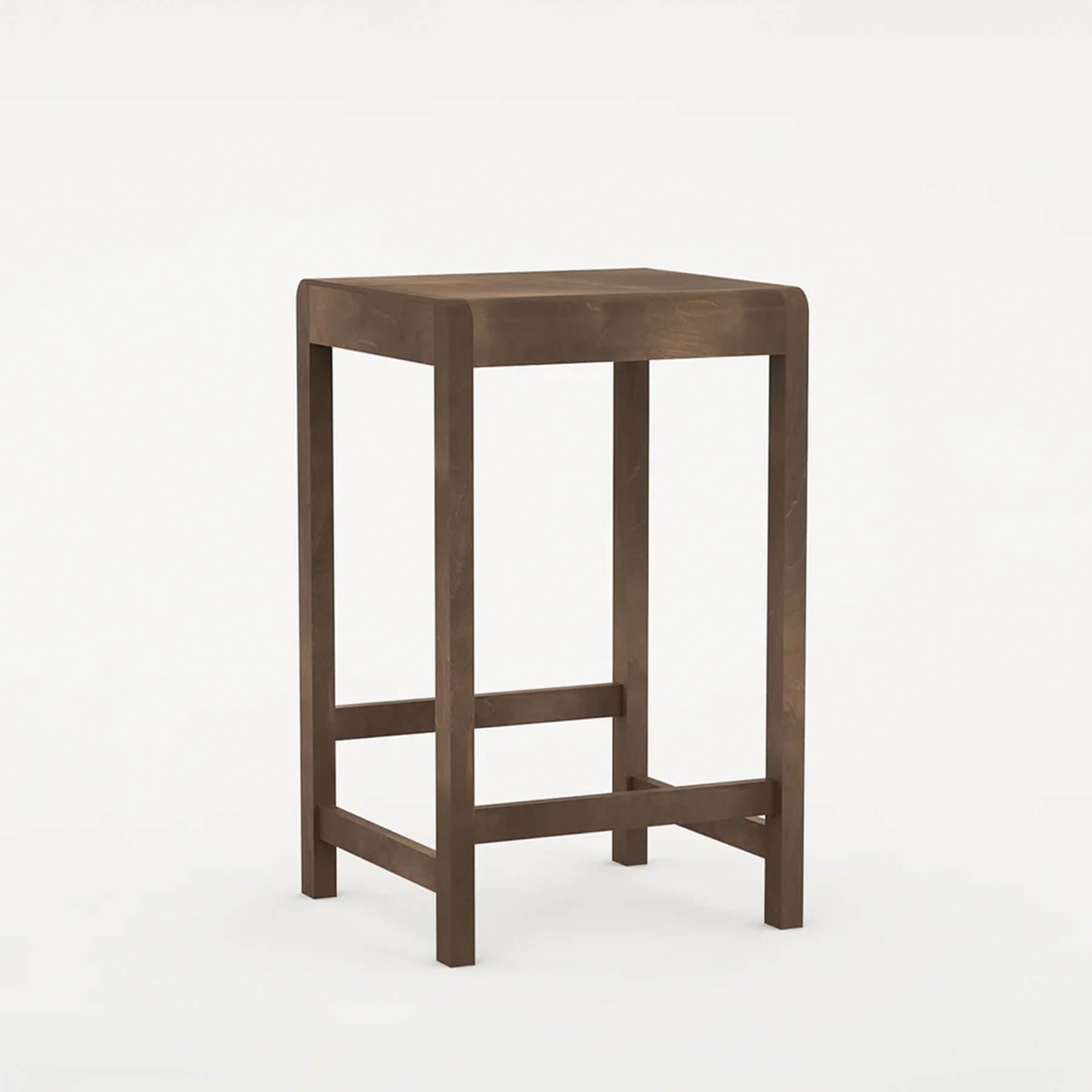 Frama Stool 01 Dark Wood Kitchen Counter Stool Dark Wood Designer Furniture From Holloways Of Ludlow