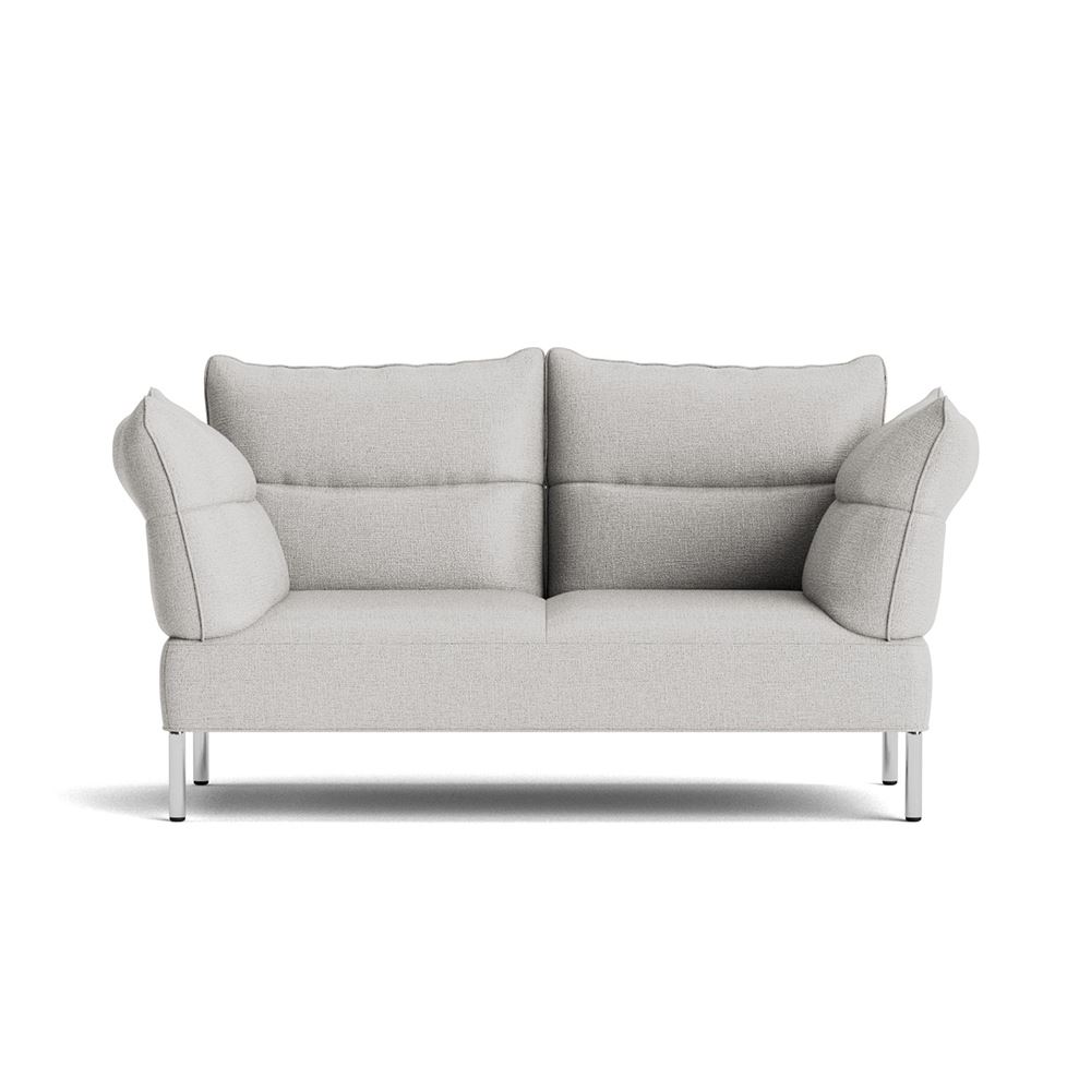 Pandarine 2 Seater Reclining Armrest Sofa Chromed Legs With Roden 04