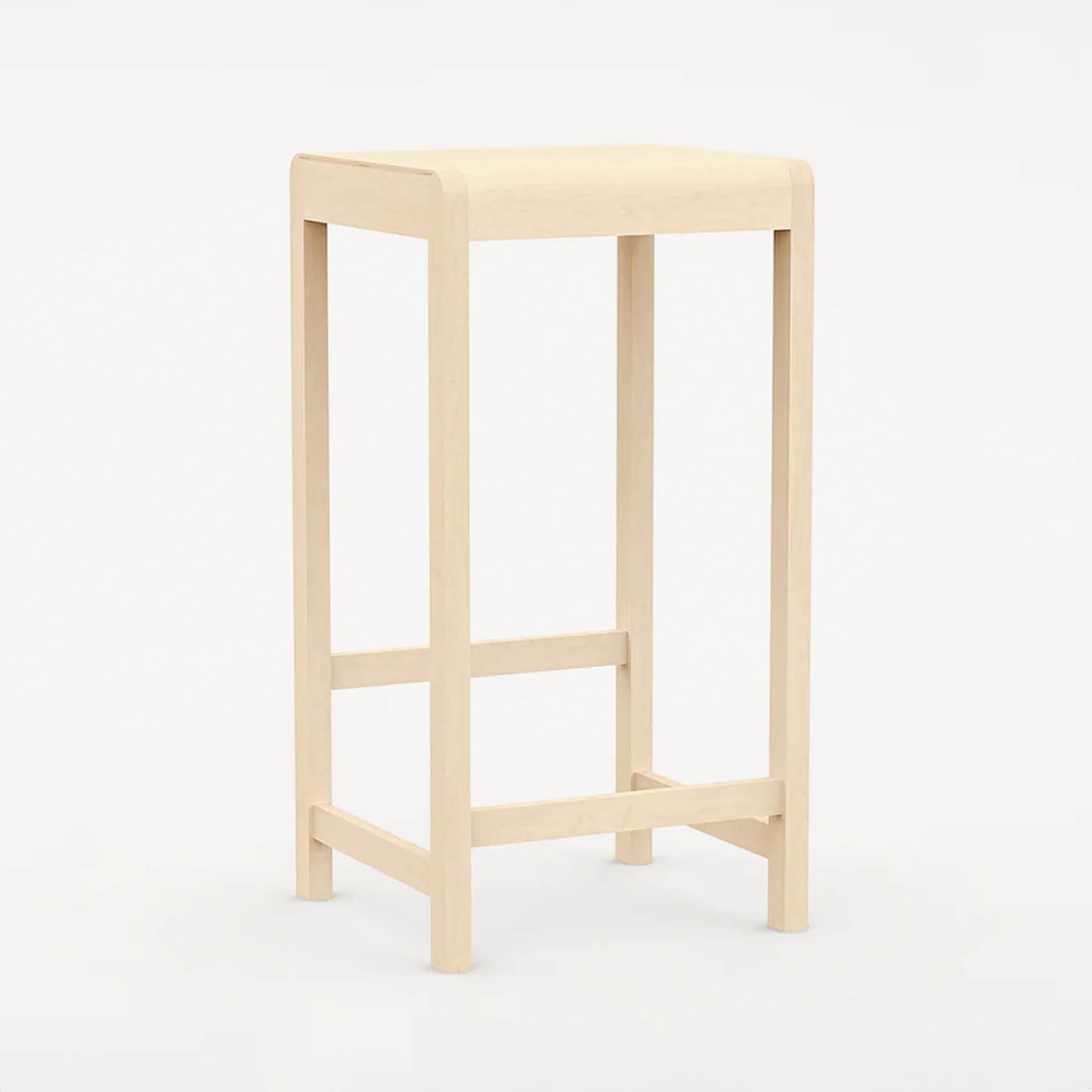 Frama Stool 01 Natural Birch High Bar Stool Light Wood Designer Furniture From Holloways Of Ludlow