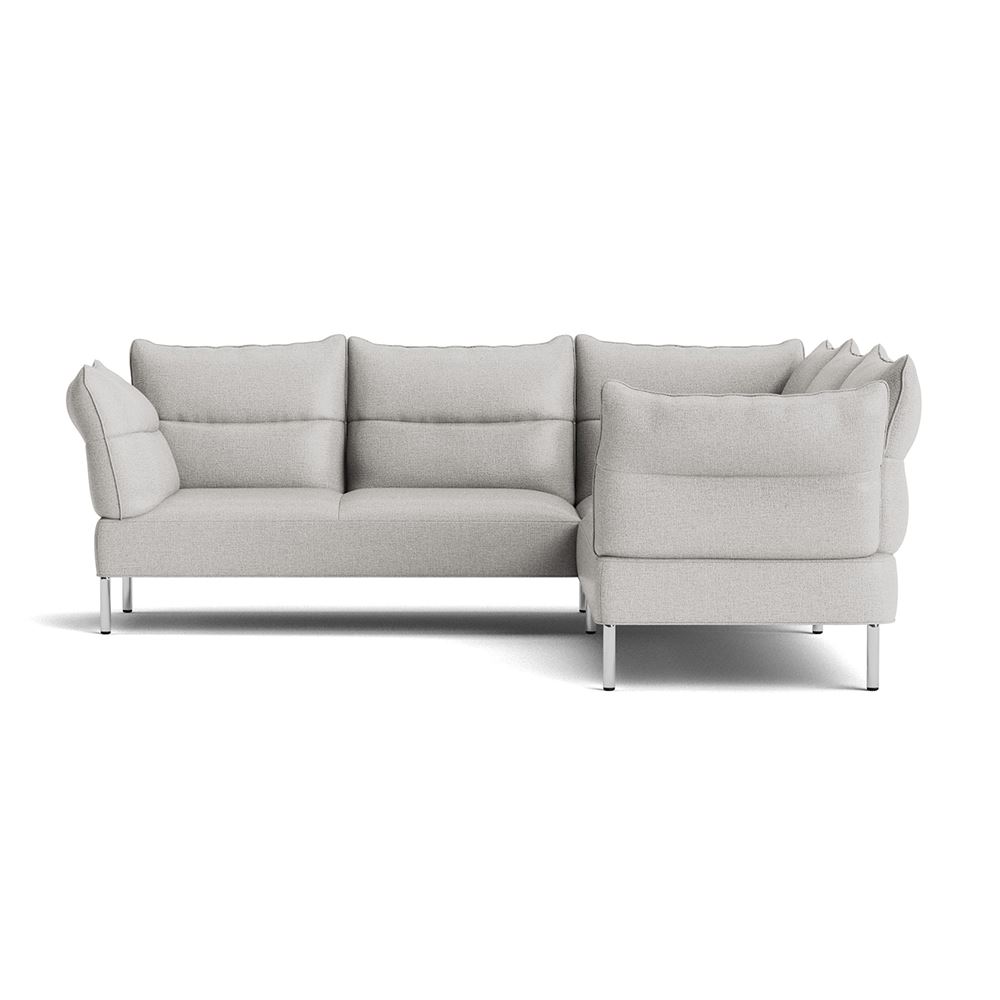 Pandarine Corner Reclining Armrest Sofa Chromed Legs With Roden 04