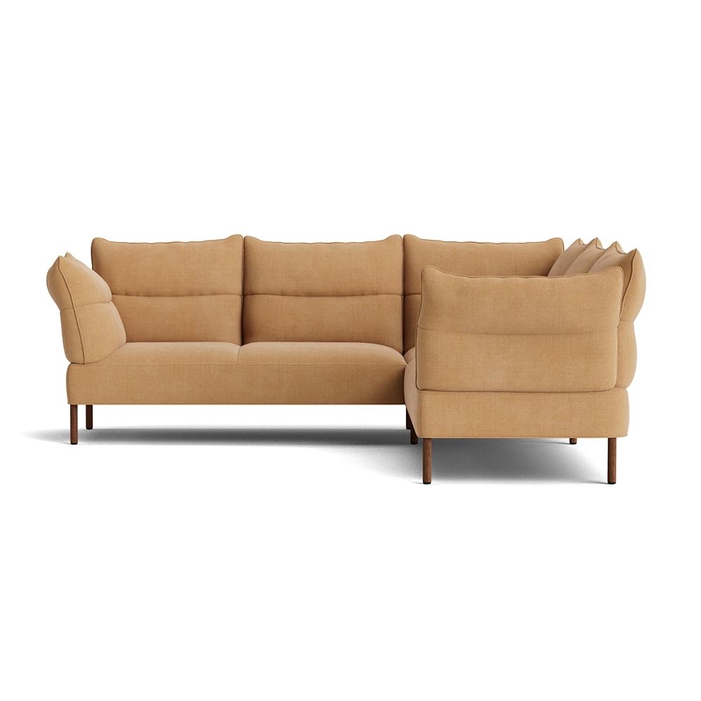 Pandarine Corner Reclining Armrest Sofa Oiled Walnut Legs With Linara 142