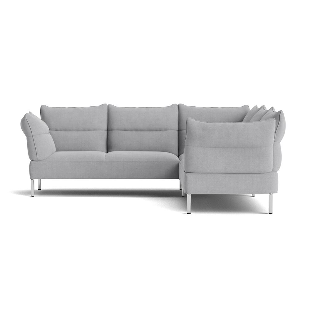 Pandarine Corner Reclining Armrest Sofa Chromed Legs With Linara 443