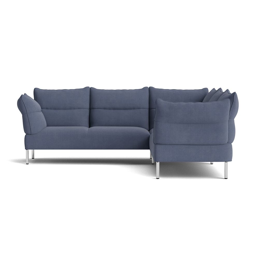 Pandarine Corner Reclining Armrest Sofa Chromed Legs With Linara 198