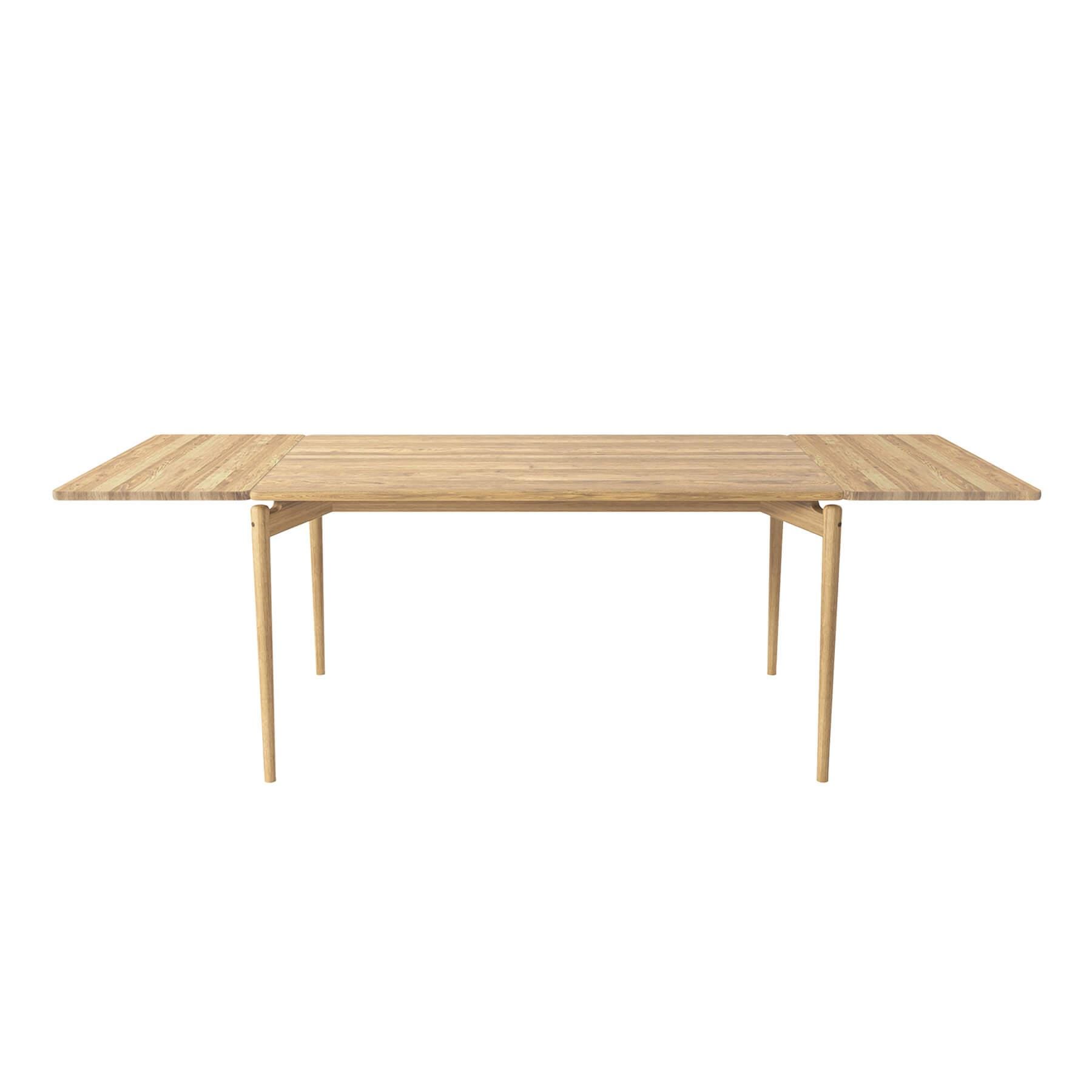 Bruunmunch Pure Dining Table 140cm Oak White Oil 2 Matching Plates Light Wood Designer Furniture From Holloways Of Ludlow