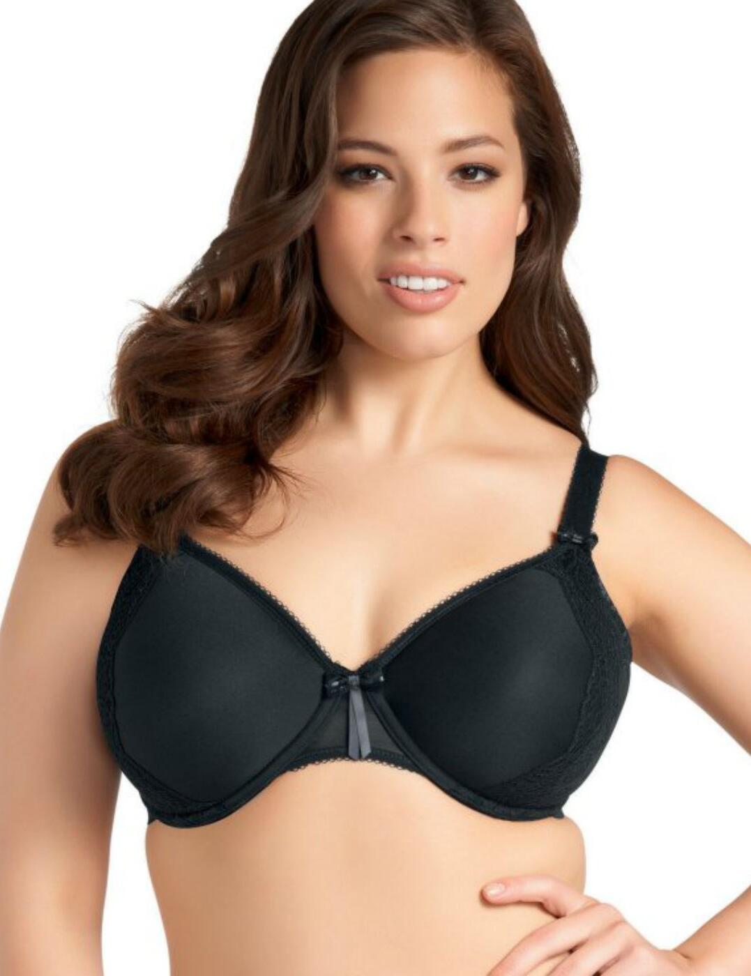 The Elomi Amelia bra is a great everyday bra and a great t-shirt bra.The bra is underwired with a light moulded padding for shape and comfort and is available in either black or nude. The Elomi Amelia bra has a satin lined frame with a stretch lace overlay for comfort and movement. The bra is designed for the petite frame and non banded.The t-shirt style bra offers a supported rounded shape without adding volume, and the spacer fabric is a very thin, comfortable, and breathable fabric. 13845-21964-205409 8740 Moulded Bra