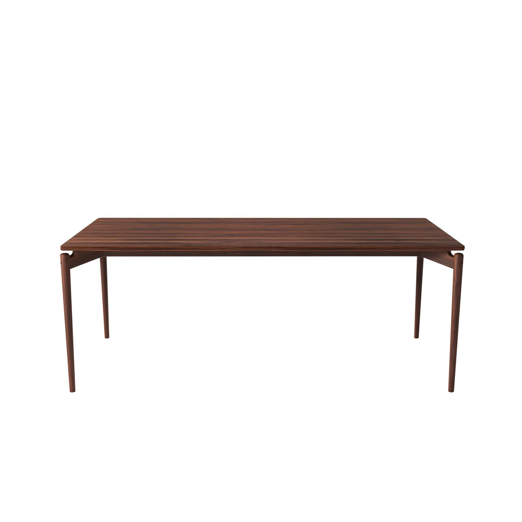 Bruunmunch Pure Dining Table 190cm Walnut Natural Oil No Plates Dark Wood Designer Furniture From Holloways Of Ludlow