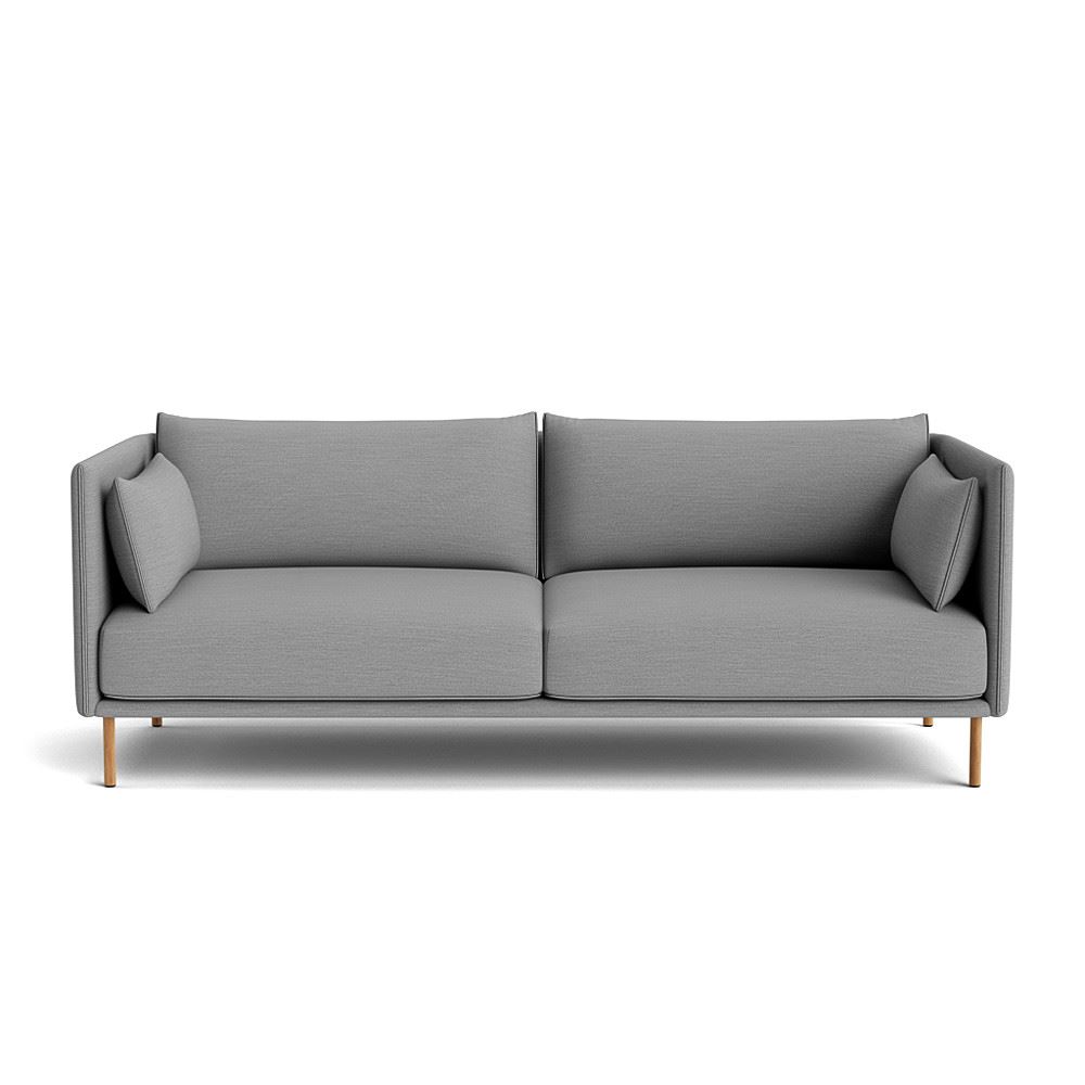 Silhouette 3 Seater Sofa Oiled Oak Legs Matching Piping With Surface By Hay 120