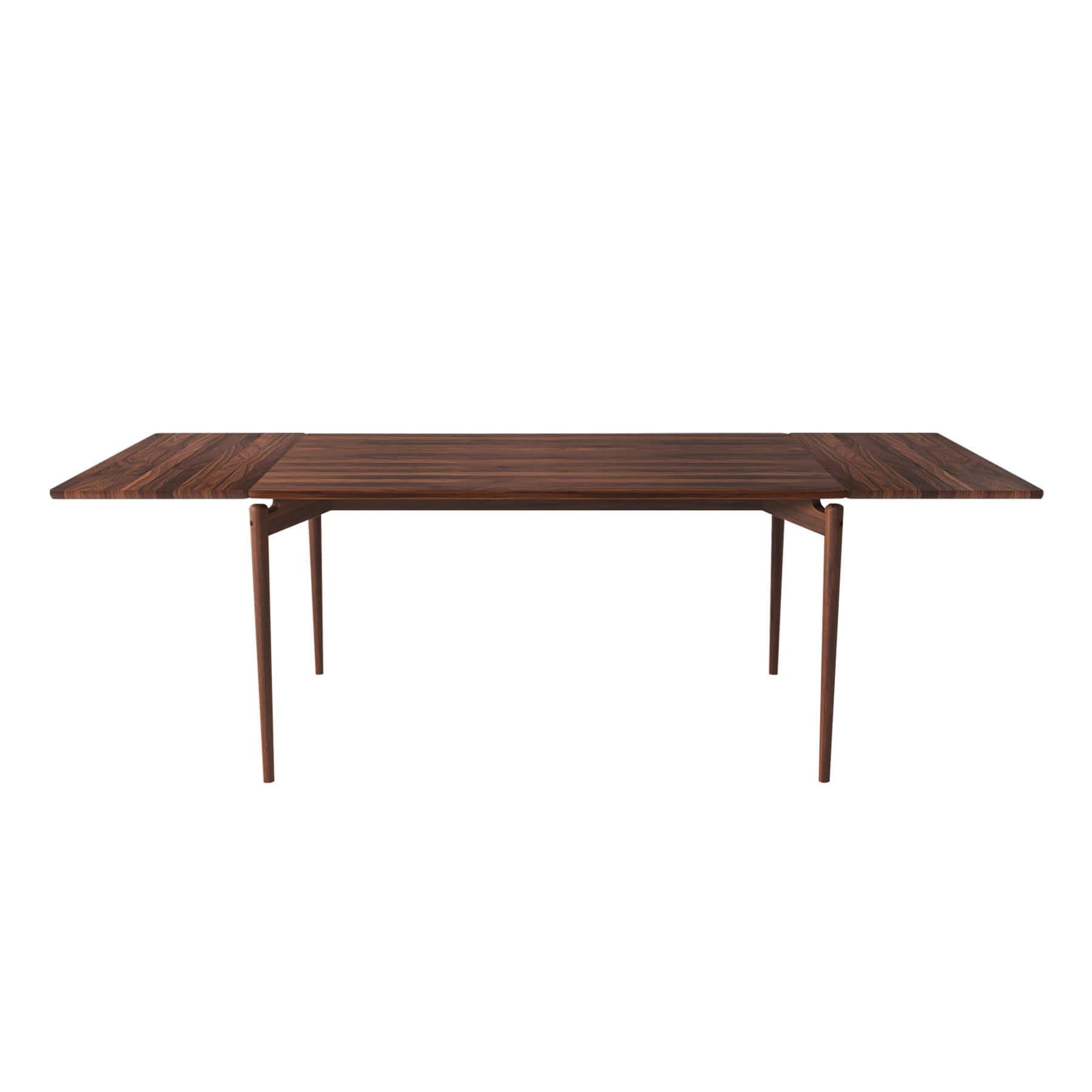 Bruunmunch Pure Dining Table 140cm Walnut Natural Oil 2 Matching Plates Dark Wood Designer Furniture From Holloways Of Ludlow