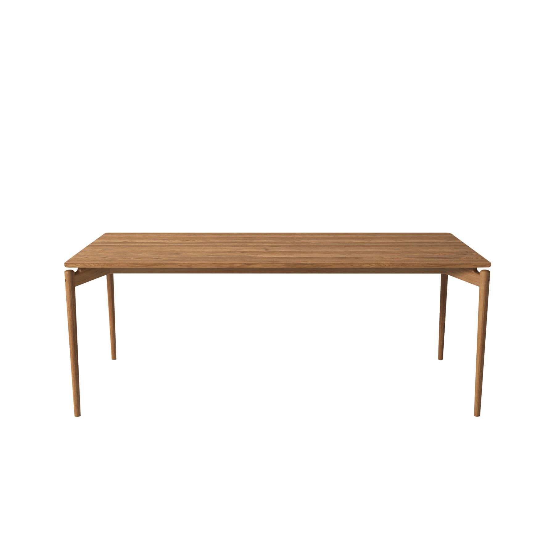 Bruunmunch Pure Dining Table 190cm Oak Natural Oil No Plates Light Wood Designer Furniture From Holloways Of Ludlow