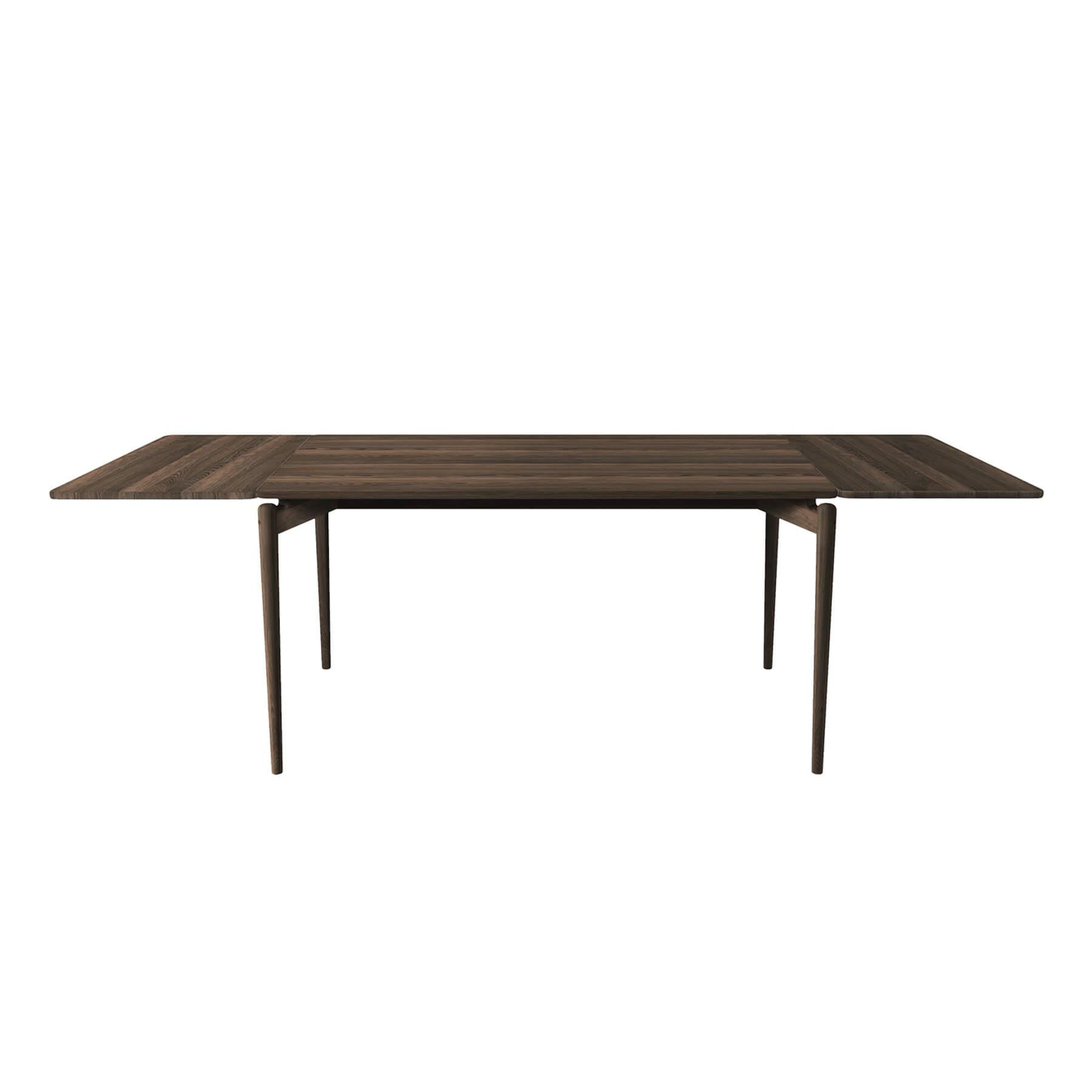 Bruunmunch Pure Dining Table 140cm Oak Smoked 2 Matching Plates Dark Wood Designer Furniture From Holloways Of Ludlow