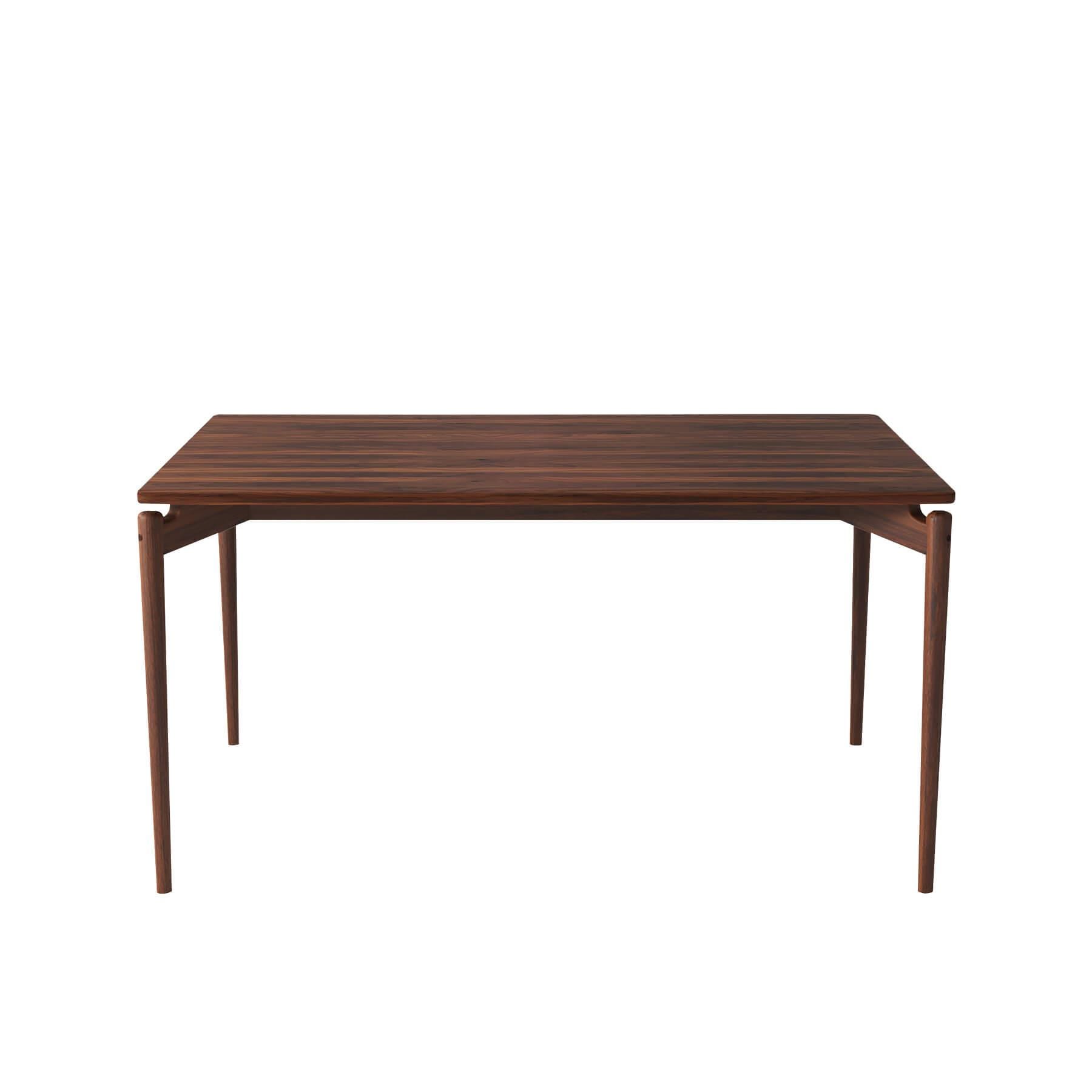 Bruunmunch Pure Dining Table 140cm Walnut Natural Oil No Plates Dark Wood Designer Furniture From Holloways Of Ludlow