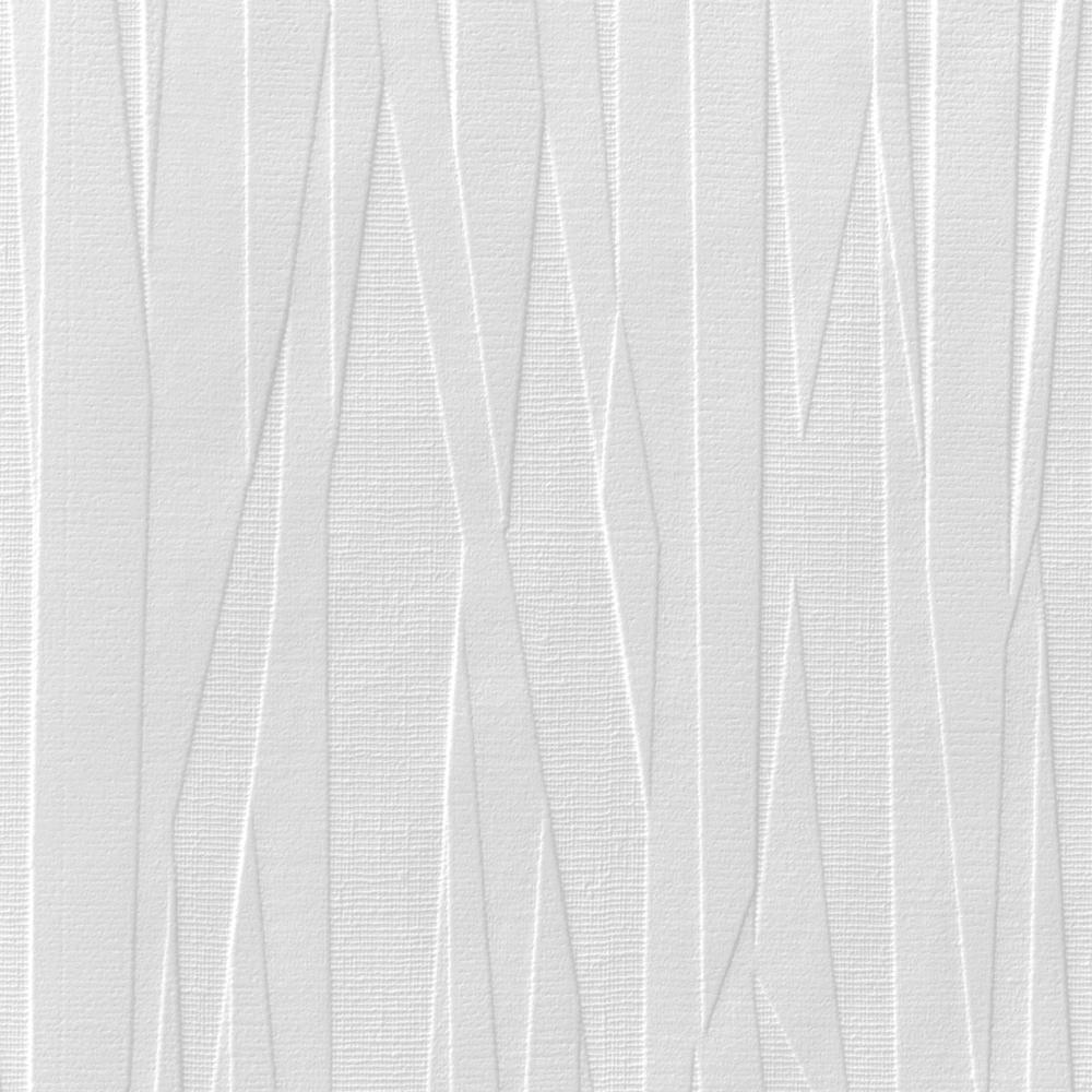 Paintable Wallpaper Luxury Textured Vinyl Folded Paper Walls Ceilings Anaglypta, White