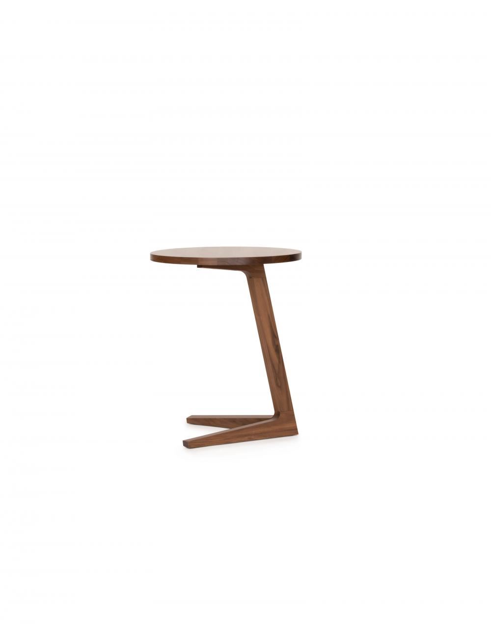 Cross Side Table Walnut