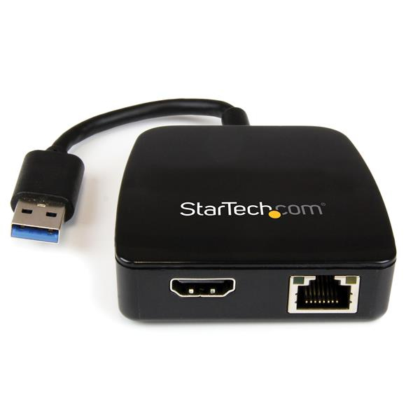 Startech.Com Travel Adapter For Laptops - Hdmi And Gbe - Usb 3.0