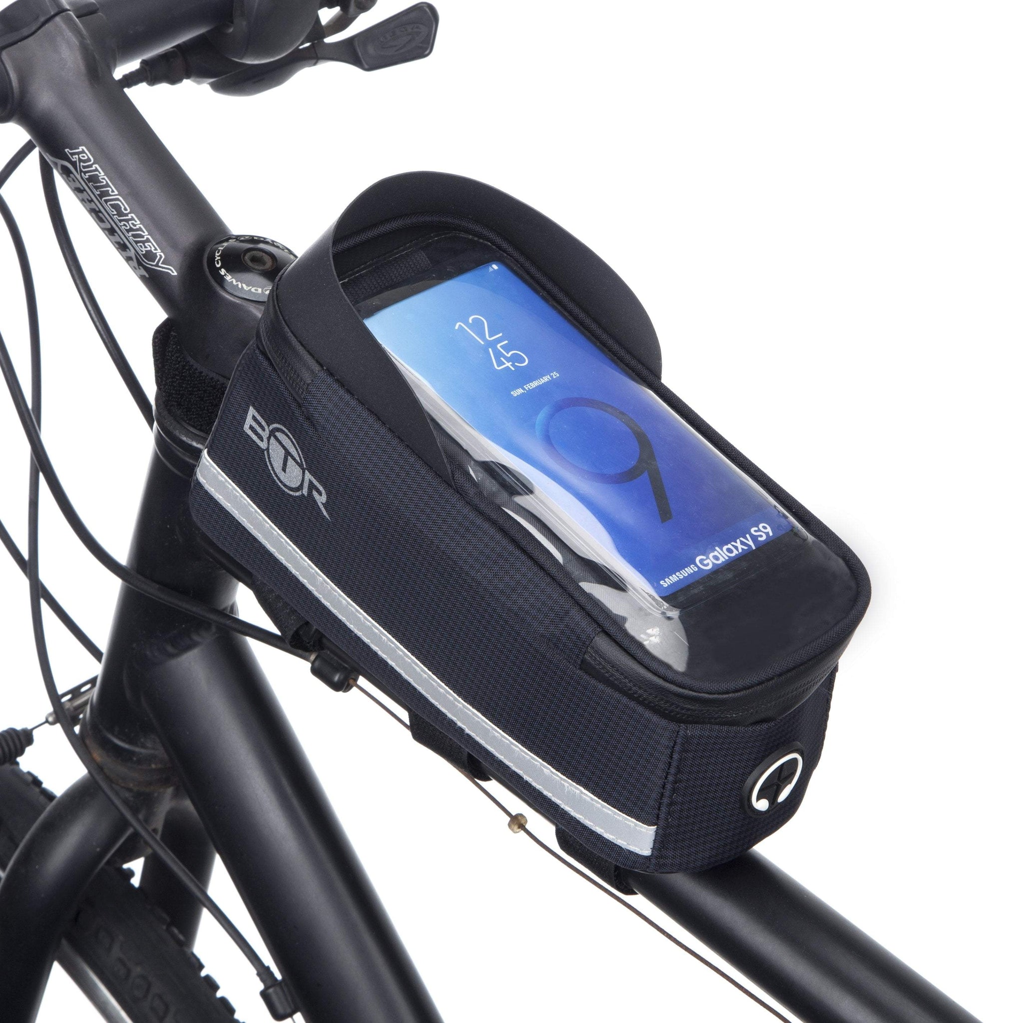Image of BTR Bike Crossbar Frame Bike Bag with Mobile Phone Holder - Gen 6