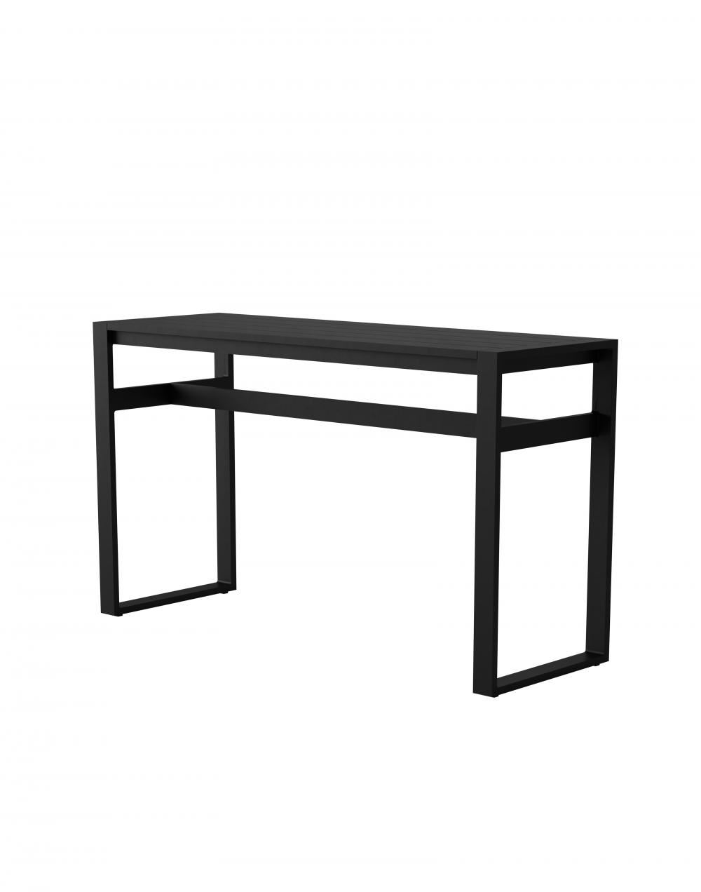 Eos Rectangular Bar Table Black