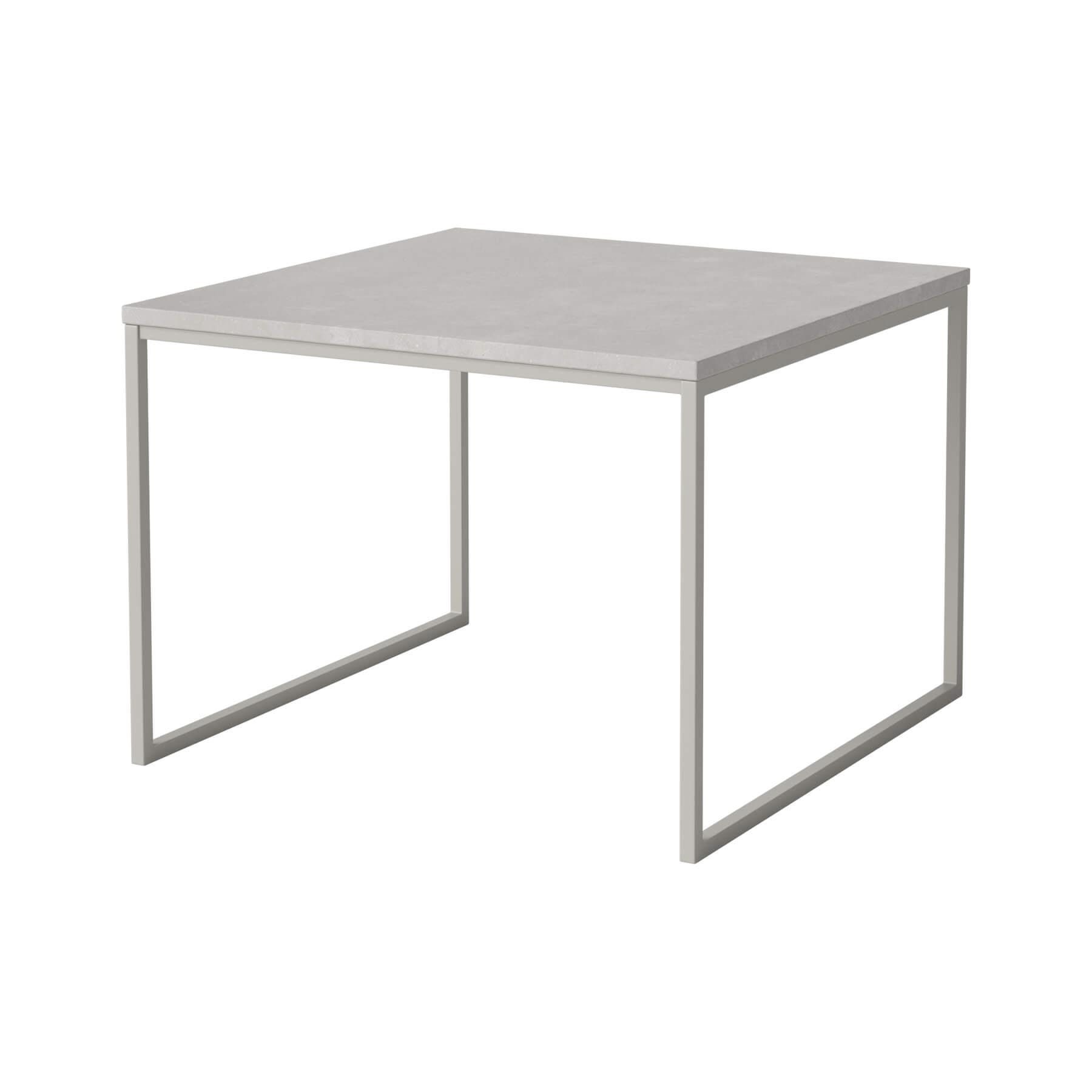 Bolia Como Coffee Table Grey Concrete Grey Steel Designer Furniture From Holloways Of Ludlow