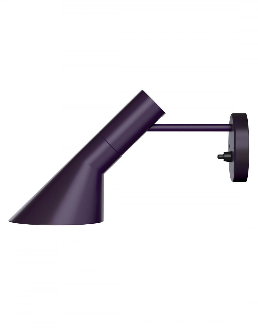 Aj Wall Light Aubergine