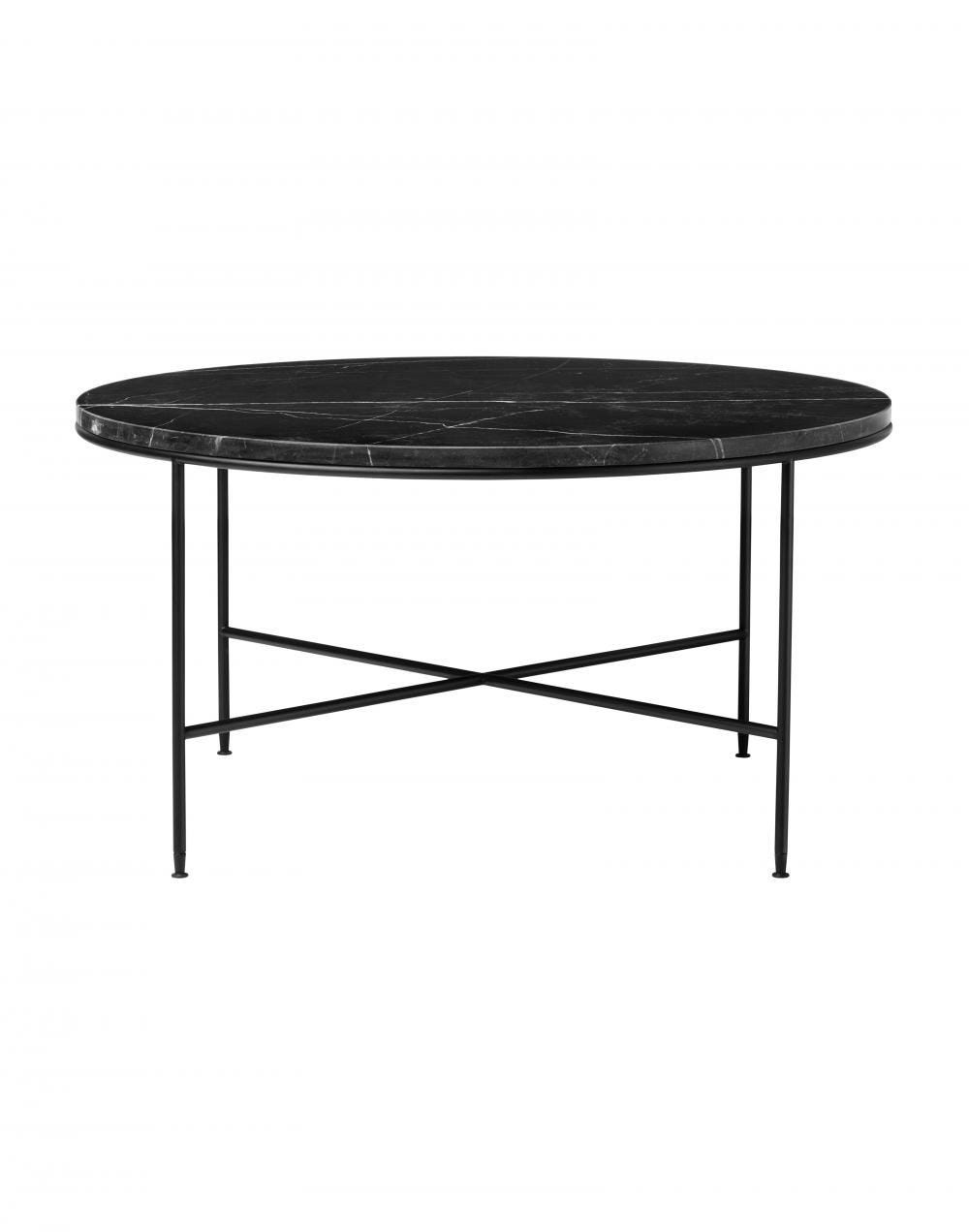 Fritz Hansen Planner Coffee Tables Circular Charcoal Black Designer Furniture From Holloways Of Ludlow