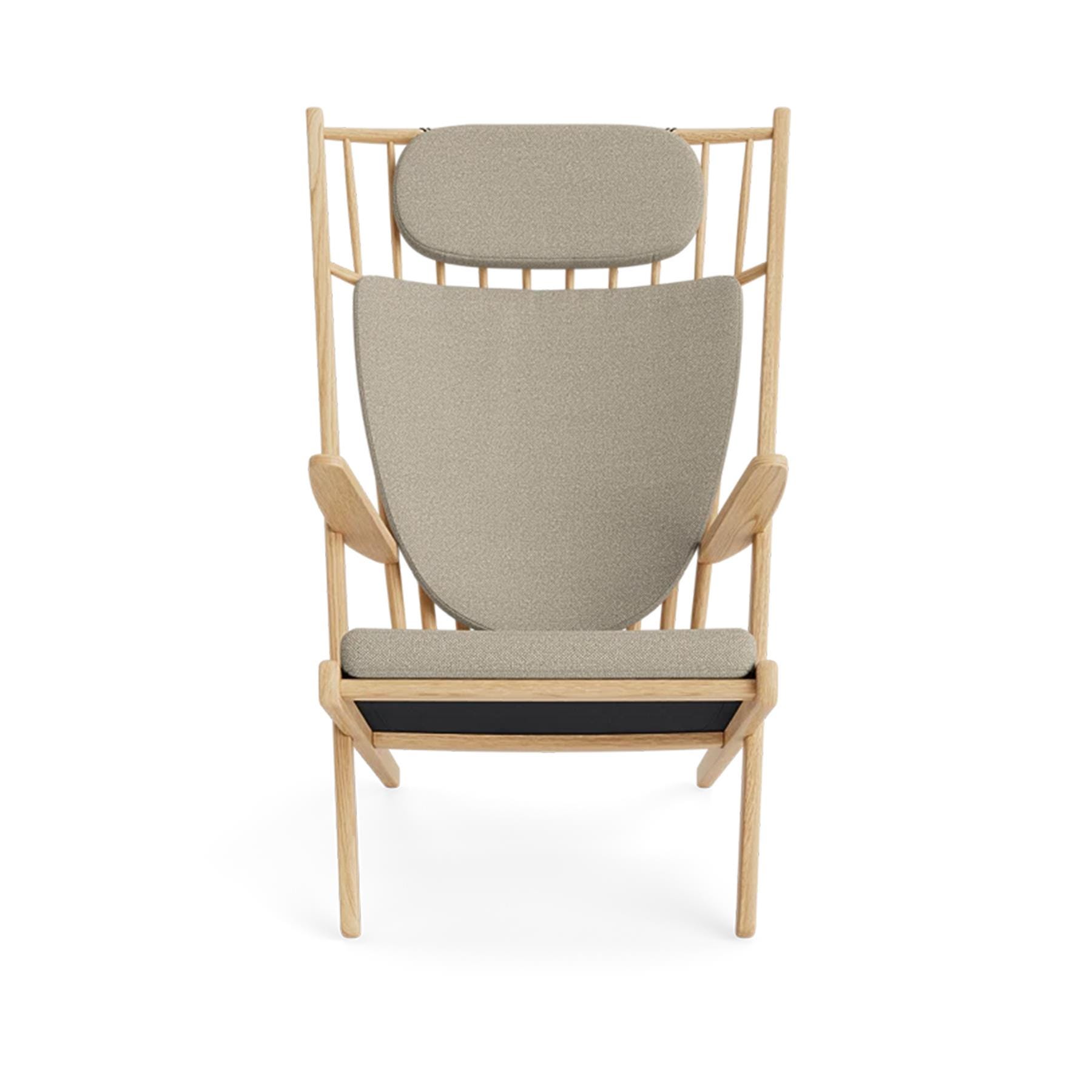 Make Nordic Goliat Armchair Oak Hallingdal 220 Brown Designer Furniture From Holloways Of Ludlow