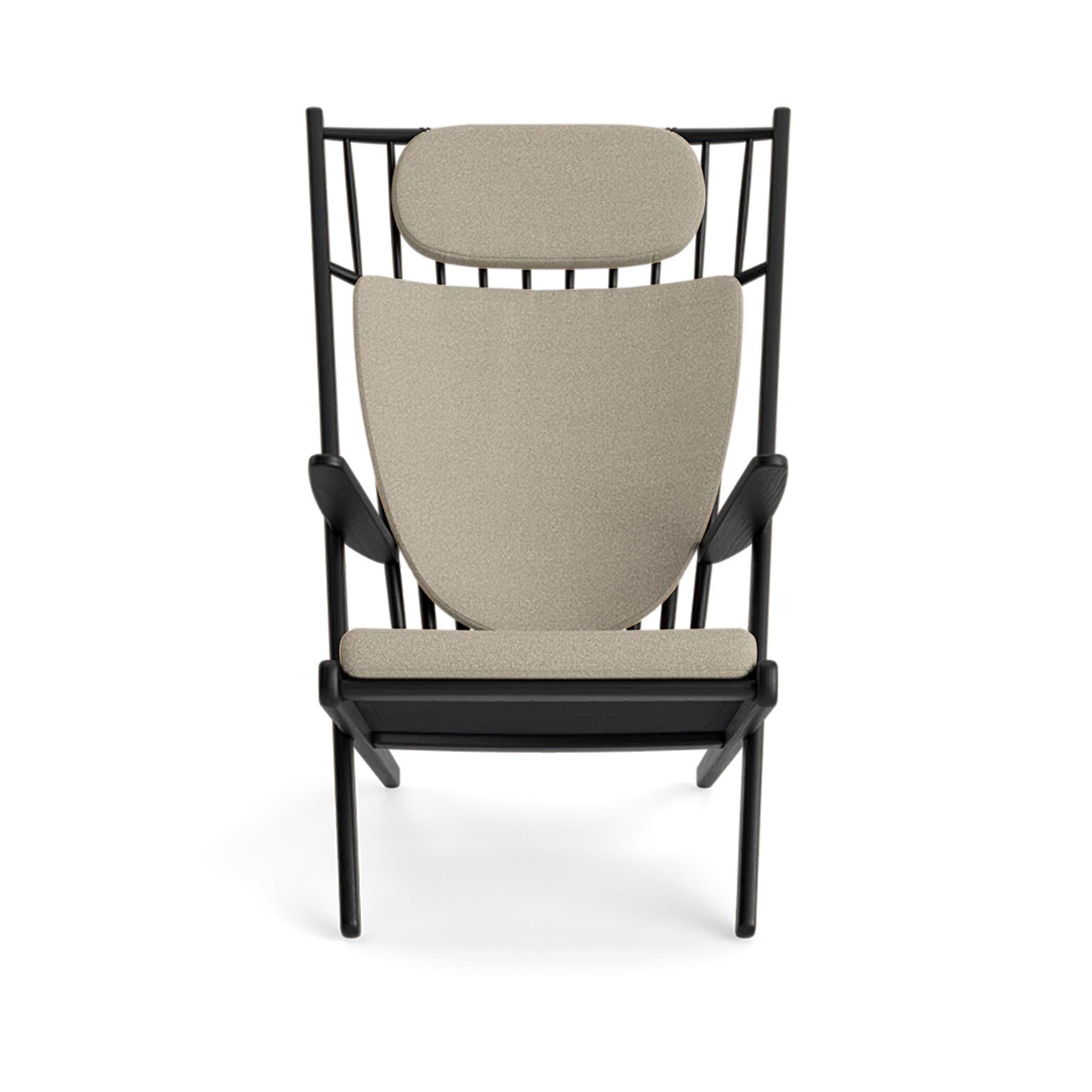 Make Nordic Goliat Armchair Black Oak Hallingdal 220 Brown Designer Furniture From Holloways Of Ludlow