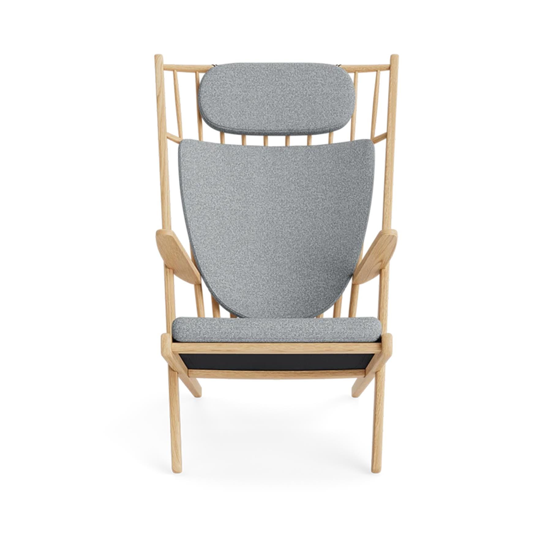 Make Nordic Goliat Armchair Oak Hallingdal 130 Grey Designer Furniture From Holloways Of Ludlow