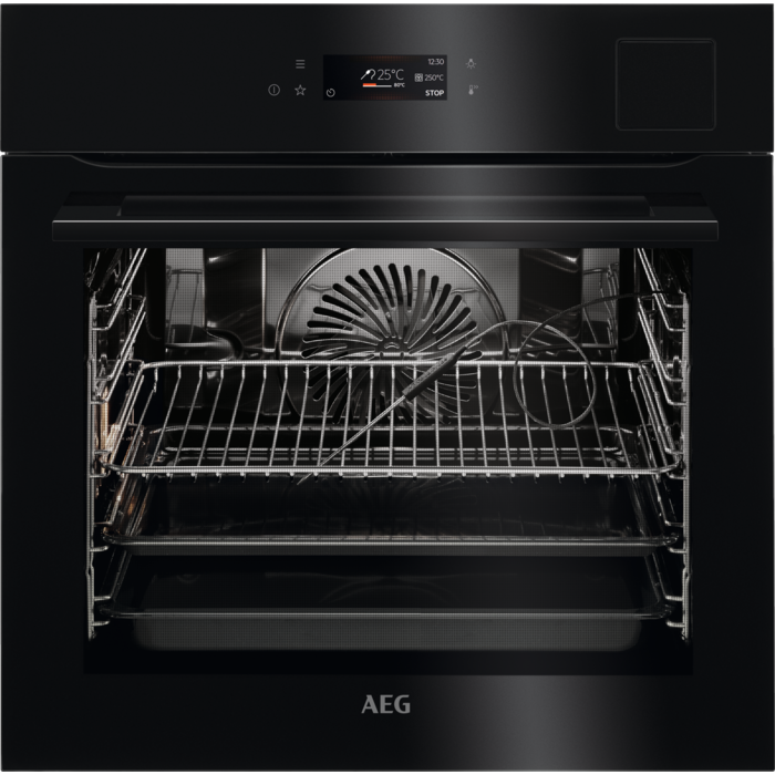 Aeg Bsk792380b Built In Electric Single Oven Black With Food Sensor Touch Controls Black Euronics