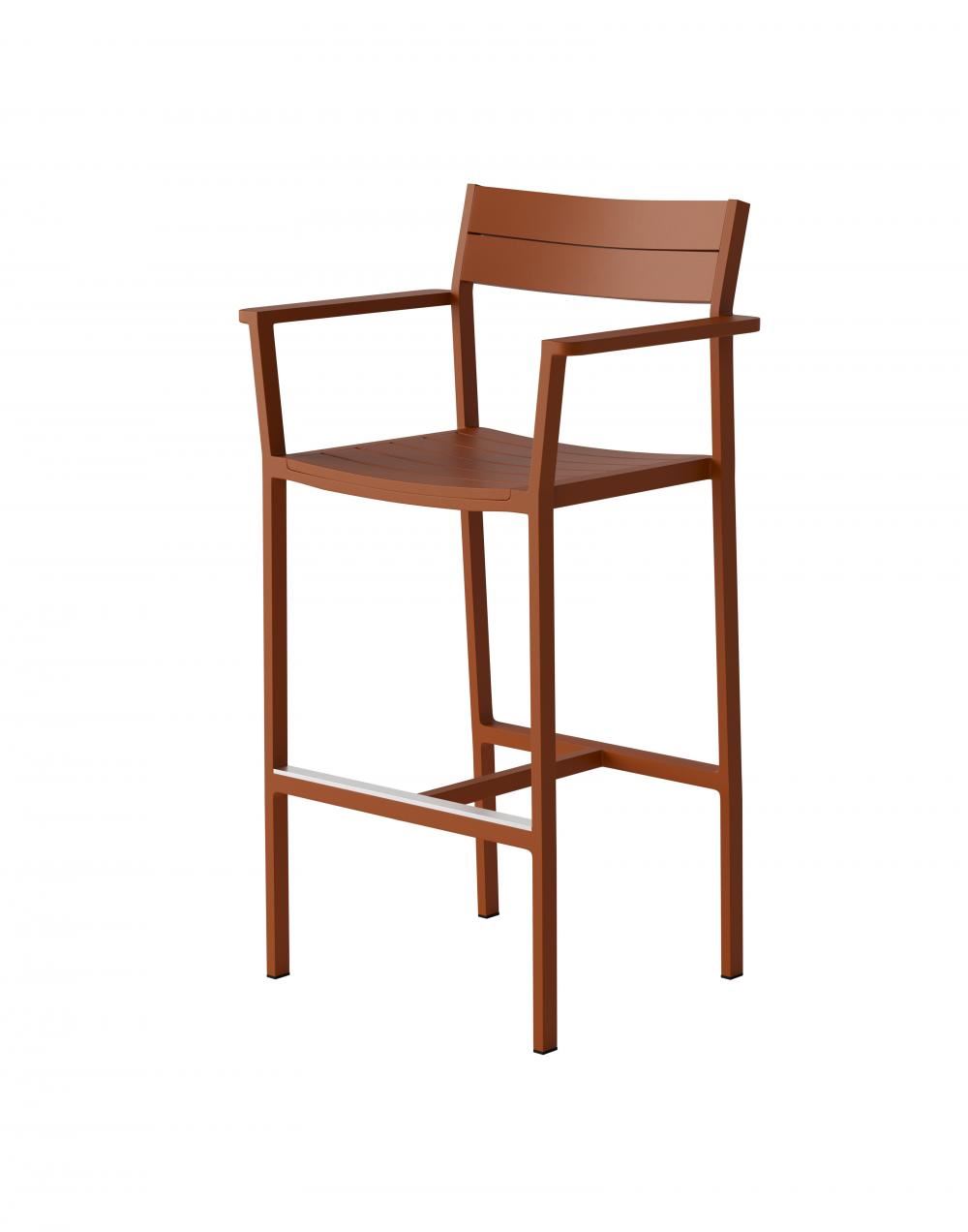 Eos Counter Bar Stool Rust Bar Stool