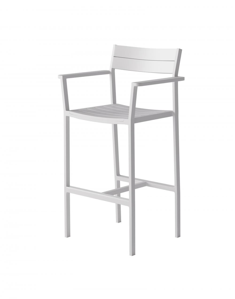 Eos Counter Bar Stool White Bar Stool