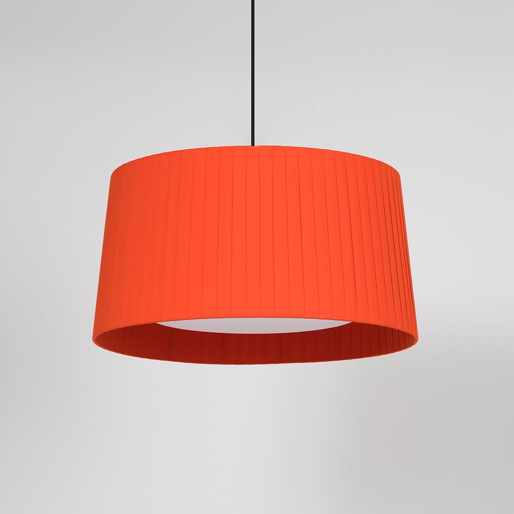 Santa Cole Gt5 Pendant Redamber Ribbon Single Black Canopy Black Flex Red Designer Pendant Lighting