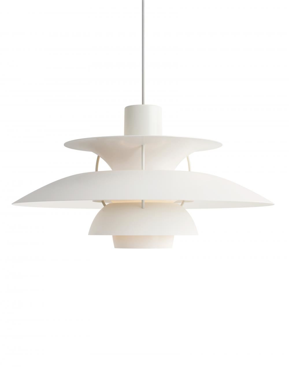 Louis Poulsen Ph 5 Monochrome Pendant White Designer Pendant Lighting