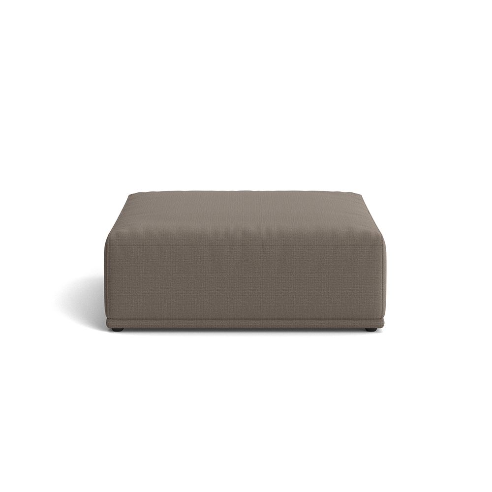 Connect Soft Modular Sofa Ottoman Plastic Black Canvas 264