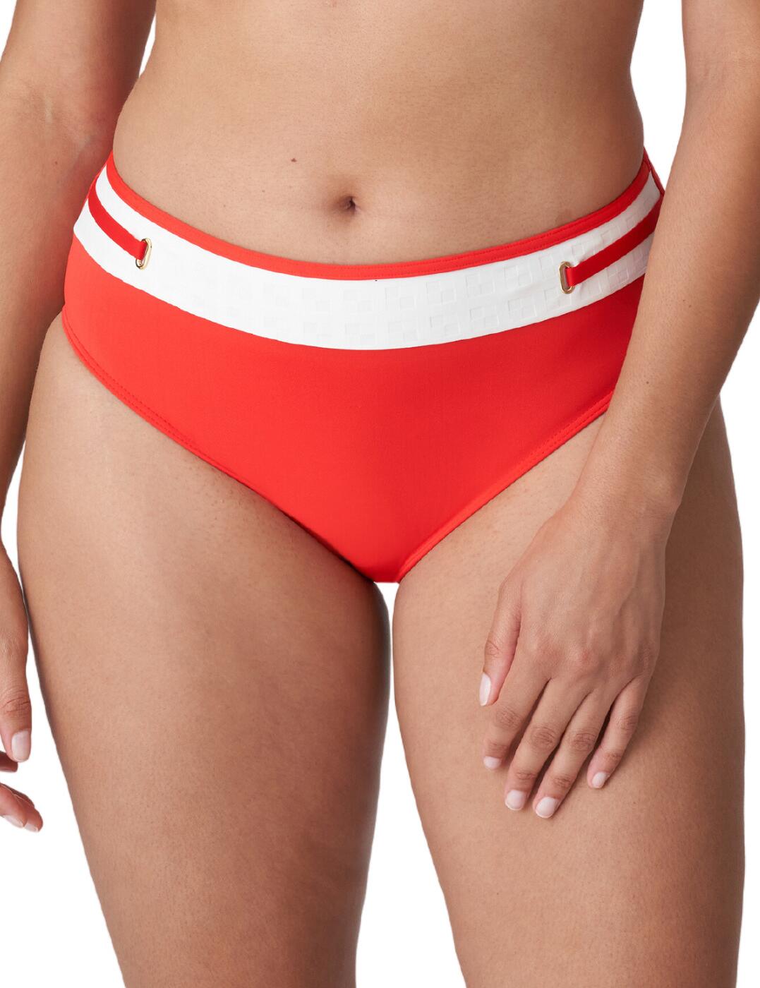 Bring luxury to your swimwear collection with these full bikini briefs from Prima Donna's Istres line. With a mid-rise waist and moderate rear coverage, these briefs are perfect for someone who is looking to feel sophisticated and modest. Comfortable fit and sporty-inspired look ideal for any beach getaway. To complete this set, snap up any of the matching available coordinates from the Istres range.  Full bikini briefs Mid-rise waist Moderate rear coverage Comfortable fit Sporty inspired look Matching coordinates available Composition: 79% Polyamide &pipe; 13% Elastane &pipe; 8% Polyester Listed in UK sizes  59763-104534-1369323 4008551 Bikini Bottoms