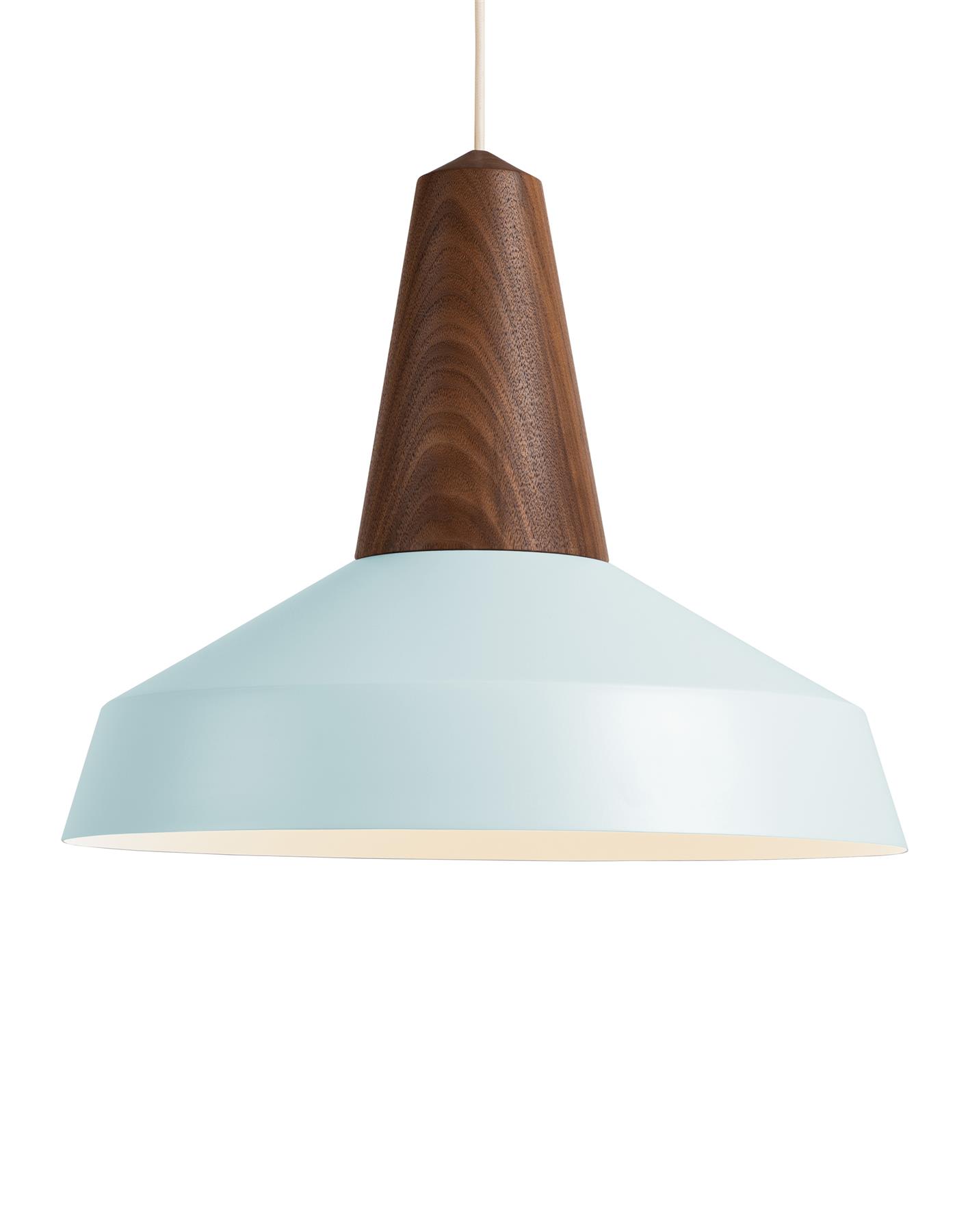 Eikon Circus Pendant Walnut Sky Blue Designer Pendant Lighting