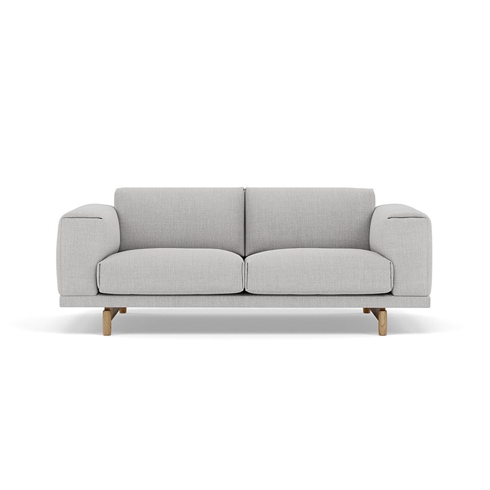 Rest Sofa 2seater Lacquered Oak Oak Remix 123