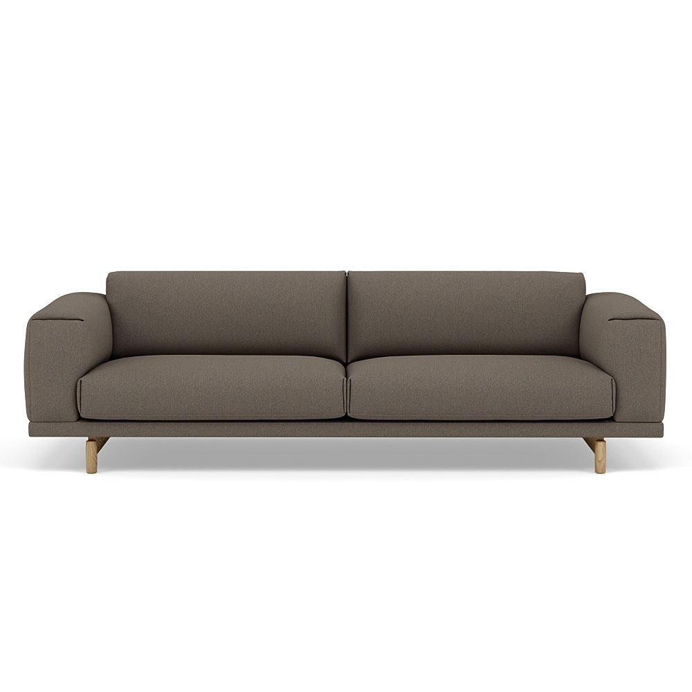 Rest Sofa 3seater Lacquered Oak Oak Hallingdal 227