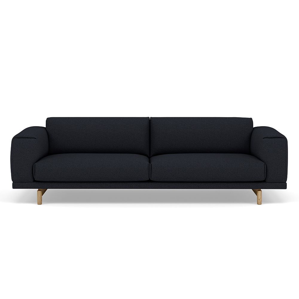 Rest Sofa 3seater Lacquered Oak Oak Hallingdal 180