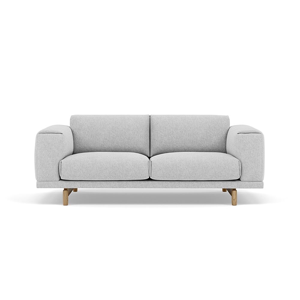 Rest Sofa 2seater Lacquered Oak Oak Hallingdal 116