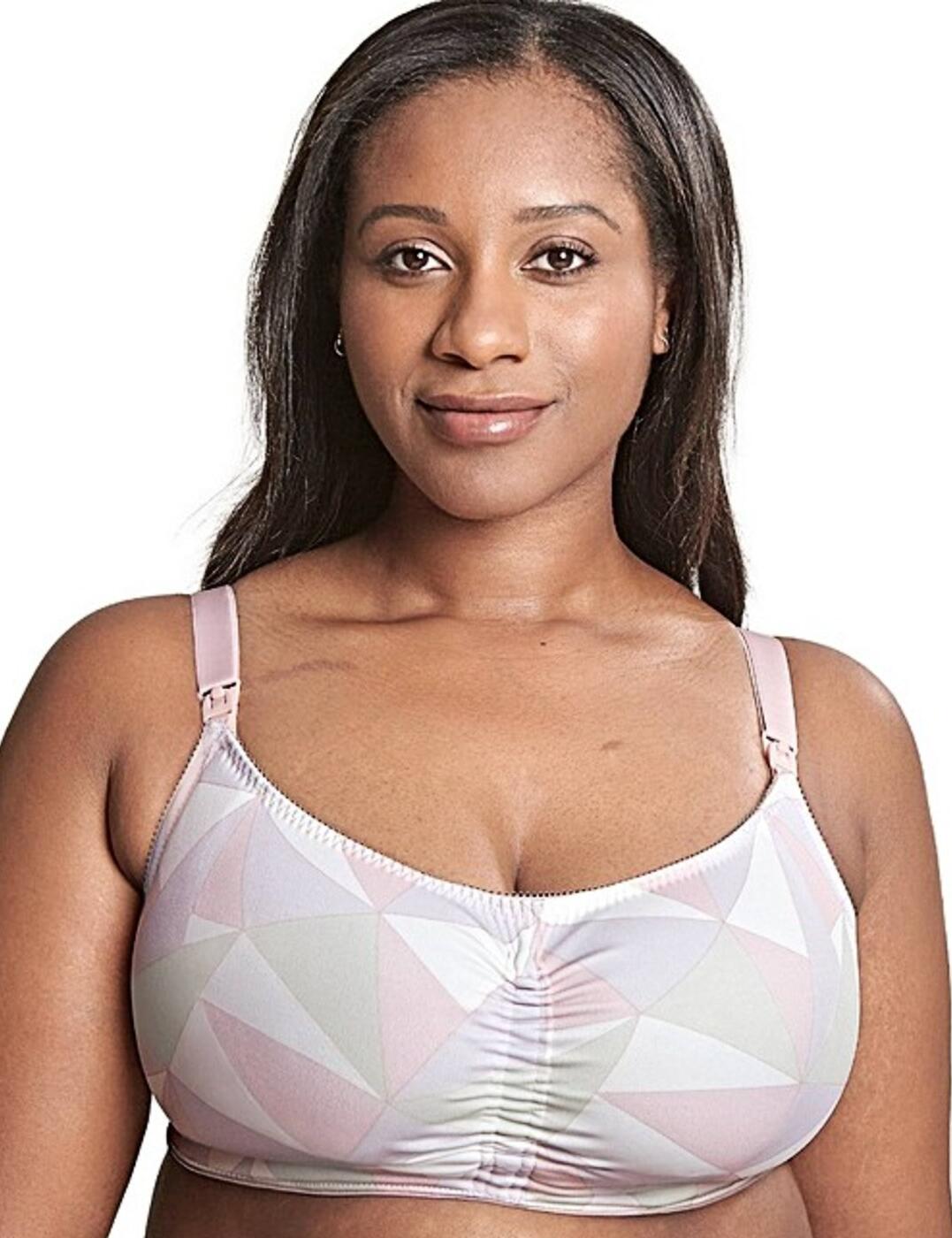 Royce presents a new colourway to its much-loved Blossom collection. This comfortable nursing bra boasts a clever design, meaning it can be worn as a comfy crop top or ruched into a plunging neckline. Easily clipped cups for smooth access during feeding times. Adjustable shoulder straps allow for the perfect fit Created to support and fit mothers throughout their pregnancy journey.  Best-selling maternity bra Ruching detail at the neckline Adjustable shoulder straps Hook and eye closure Composition: 41% Viscose &pipe; 35% Polyamide &pipe;21% Cotton &pipe;3% Elastane  Listed in UK sizes  47148-86183-1145041 1424  Post-surgery Bra