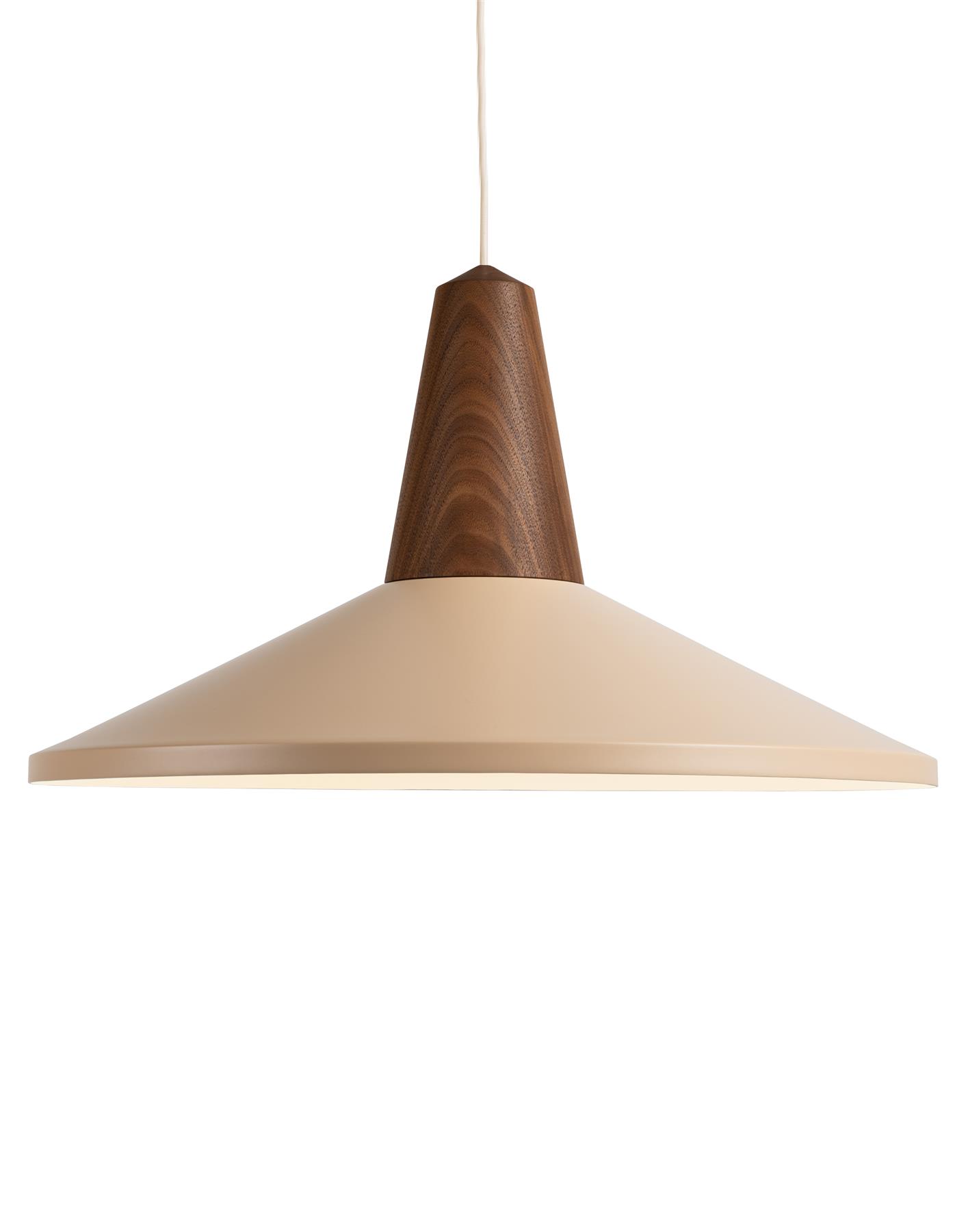 Eikon Shell Pendant Walnut Wheat Brown Designer Pendant Lighting