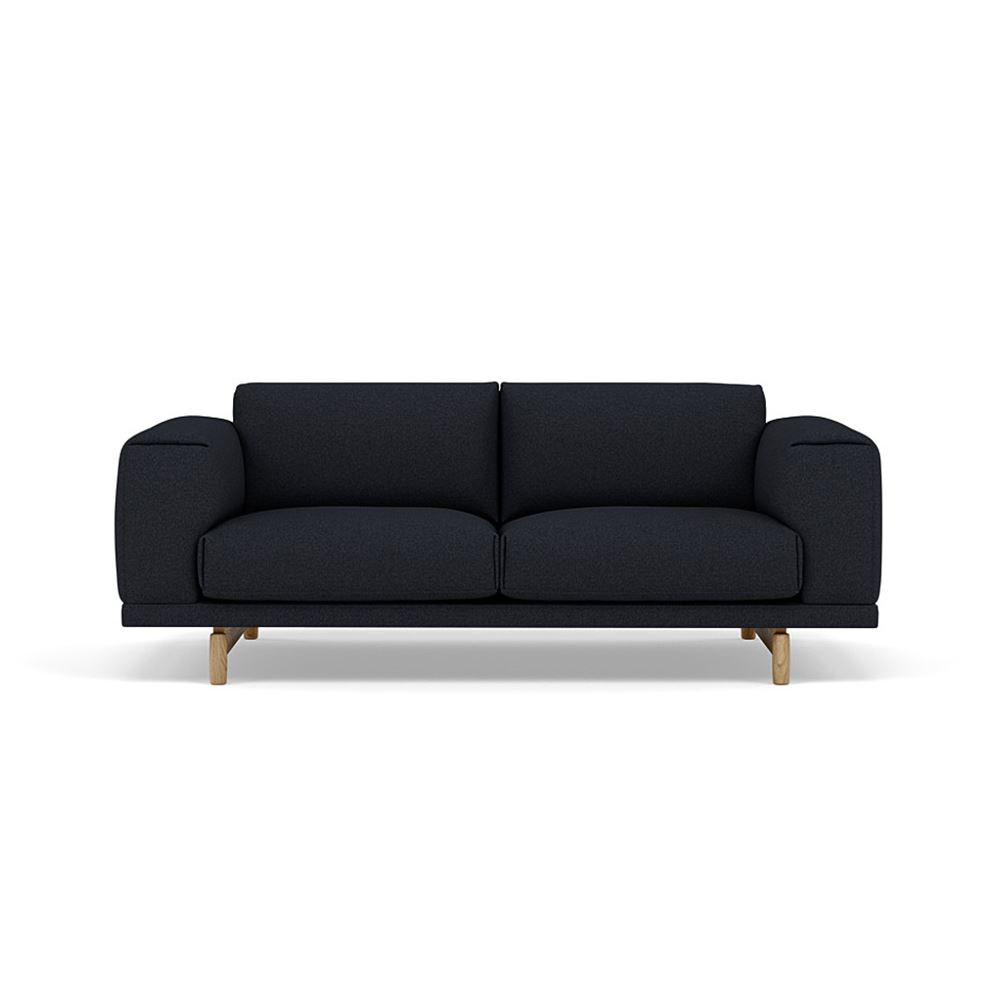 Rest Sofa 2seater Lacquered Oak Oak Hallingdal 180